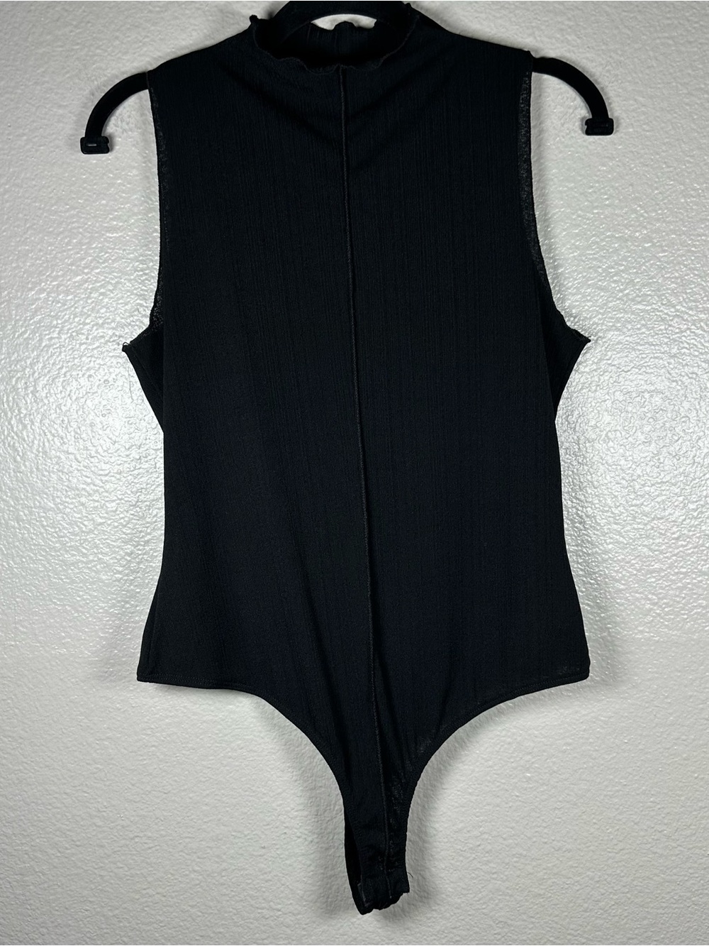 Saints 21 Black Sleeveless Mock Neck One-Piece Bodysuit SZ:M